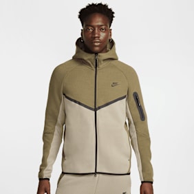 Nike Tech Fleece Full Zip Windrunner Hoodie groen