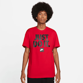 Nike Sportswear Tee Fran JDI Verbiage rot