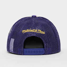 Mitchell & Ness VINTAGE BLOCK TRUCKER NBA LOS ANGELES LAKERS cream viola