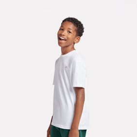 New Balance Boys Small Logo T-Shirt bianco
