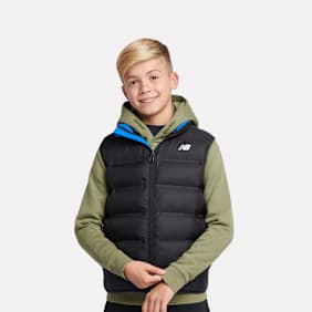 New Balance Bond Quilted Gilet preto