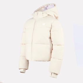 New Balance Wide Baffle Puffer Coat beige