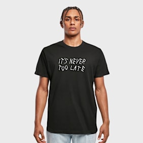 Mister Tee It Is Never Too Late Tee black crna