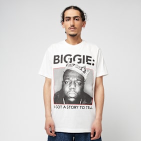 Mister Tee Biggie Crown Tee wit