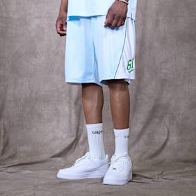 Sprite x SNIPES Flame Mesh Shorts niebieski