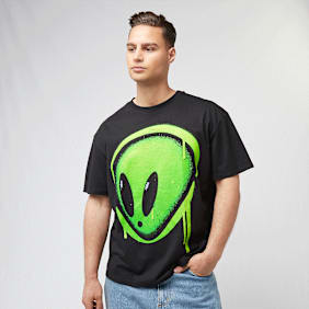 Mister Tee Dripping Alien Head Oversize Tee preto
