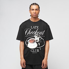 Mister Tee Late Checkout Coffee Oversize Tee noir