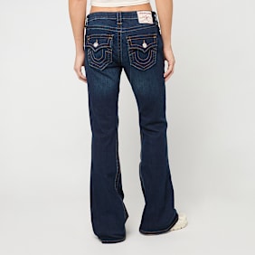 True Religion Joey Mr Flare Flap blau