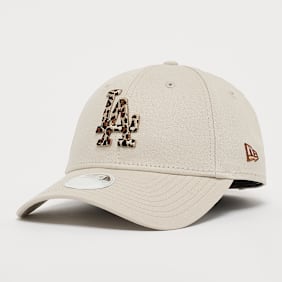 New Era Female 9Forty Leopard Infill Los Angeles Dodgers beige