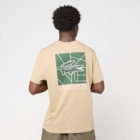 Lacoste T-Shirt faded black bege
