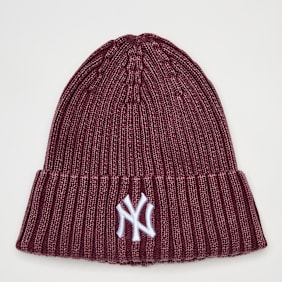 New Era Washed Beanie MLB New York Yankees roze
