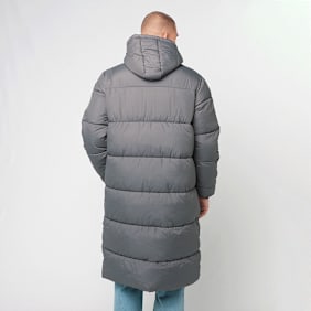 Urban Classics Long Puffer Coat gris