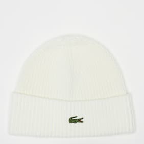 Lacoste Logo Beanie beż
