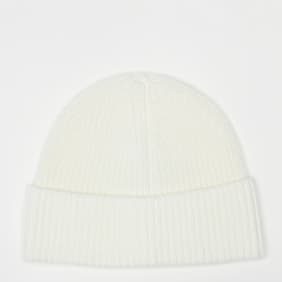 Lacoste Logo Beanie beż