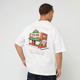 New Era Overzised Graphic Tee weiß