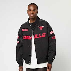 New Era NBA Motorcross Jacket Chicago Bulls czarny