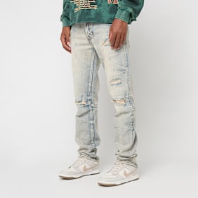 Smoke Rise Wave Effect Jeans azul
