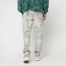 Smoke Rise Wave Effect Jeans azul