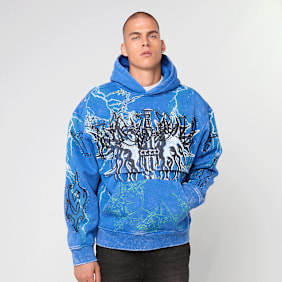 Smoke Rise Paradise Fleece Hoodie azul