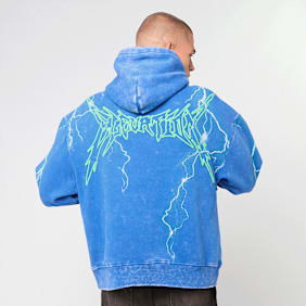 Smoke Rise Paradise Fleece Hoodie azul