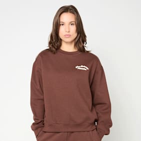 New Balance Linear Heritage Fleece Crew brun