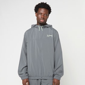 New Balance Reimagined Woven Graphic Jacket cinzento