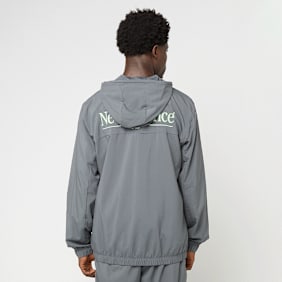 New Balance Reimagined Woven Graphic Jacket grigio
