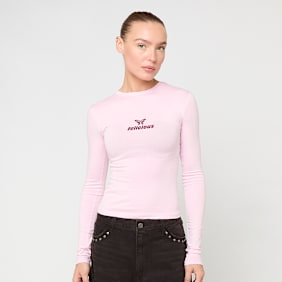 Felicious Basic Tight Logo Longsleeve rosa 