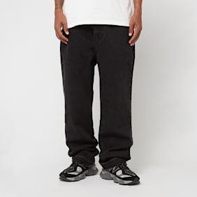 2Y STUDIOS ARUN OPEN HEM STRAIGHT JEANS VINTAGE BLUE negro