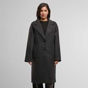 Urban Classics Ladies Oversized Long Coat noir