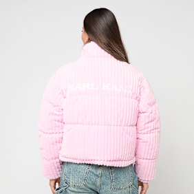 Karl Kani OG K Corduroy Short Puffer Jacket rosa 