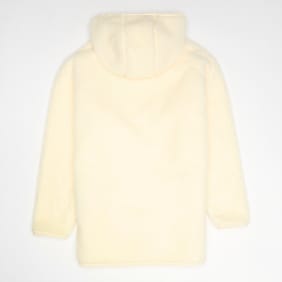 Karl Kani Signature Rubber Patch Teddy Zip Hoodie beige