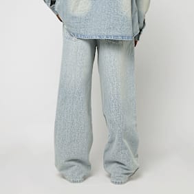 Karl Kani OG K Washed Western Relaxed Baggy Jeans azul