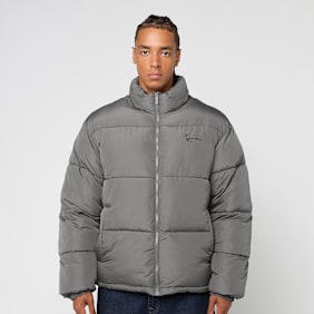 Karl Kani Small Signature Embossed Logo Puffer Jacket gris