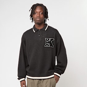 Karl Kani Star K Knit Poloshirt preto