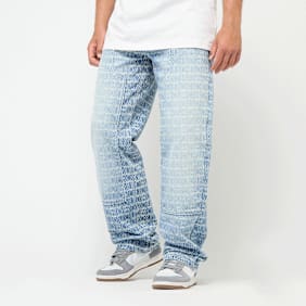 Karl Kani OG All-Over-Print Carpenter Straight Leg Jeans plava