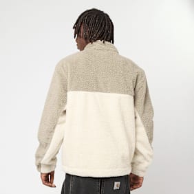 Karl Kani Signature Rubber Patch Teddy Zip Jacket beige