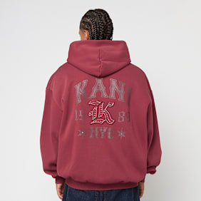 Karl Kani Western Os Zip Hoodie rojo