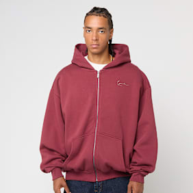 Karl Kani Western Os Zip Hoodie rojo