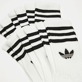adidas Originals 6 PACK - 3S CREW S  white weiß