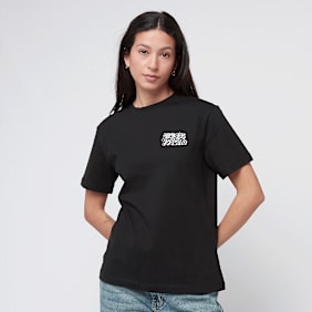 Miss Tee Cute But Psycho Tee zwart