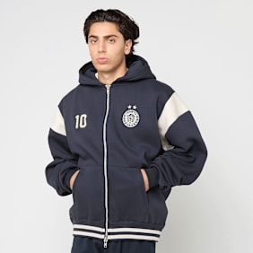 Prohibited Cup Zip-Hoodie azul