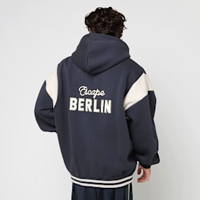 Prohibited Cup Zip-Hoodie azul
