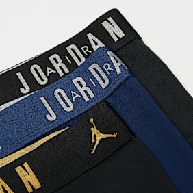 Jordan 3 PACK - Flight Cotton Core Boxer Brief noir
