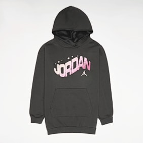 Jordan JDG Jumpman Club Oversize Satin Pullover grau