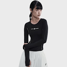 Nike   Sportswear Shox Long-Sleeve Top preto