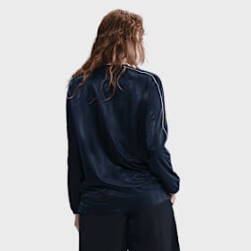 Nike   Sportswear Long-Sleeve Jersey Top niebieski