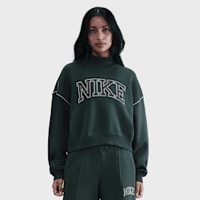 Nike Sportswear Phoenix Fleece Mock-Neck Sweatshirt groen