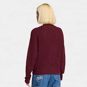 adidas Originals Lurex Knit Crew rojo