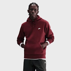Nike Club Fleece Hoodie rosso